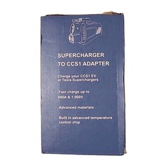 DD005 Black 500A 1000 Volts Supercharger To CCS1 Adapter IP65