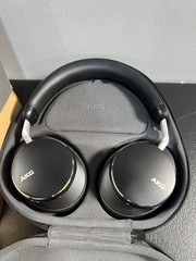AKG N9 Hybrid Bluetooth Over-Ear Headphones Noise Cancelling Zoom Black