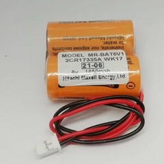 10Pcs for Mitsubishi MR-BAT6V1 2CR17335A WK17 6V 1650mAh Lithium Battery w/ Plug