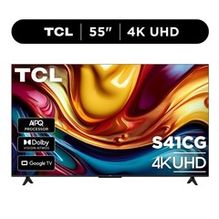 TCL 55S41CG 55″ 4K UHD Smart Google TV Dolby Vision HDR Dolby Atmos