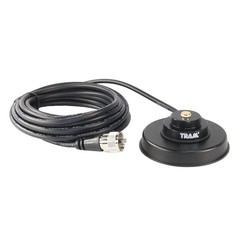 TRAM 1235 3-1/4-Inch Black Zinc NMO Magnet Mount with RG58 Coaxial Cable and…