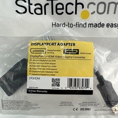 StarTech DP2HDMI DisplayPort to HDMI Video Adapter Converter – New Sealed