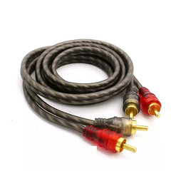1/4PACK RCA Audio Cable Twisted Pair with Noise Reduction Interconnect Amp Wire