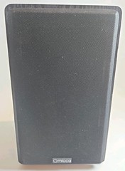 Micca MB42 Black Bookshelf Speakers 9.5×6.75×5.75 Inches No Wires Tested Works