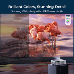 VANKYO Performance V700G Native 1080P Projector, Full HD 5G, Built-in Streaming