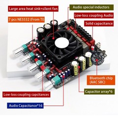 Audio AS21HPA HIFI Class 300W X 2+600W Stereo TPA3116 Bluetooth Digital6673