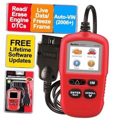 OBD2 Scanner AL329, Upgraded AutoLink AL319, Auto VIN, Check-Engine-Light