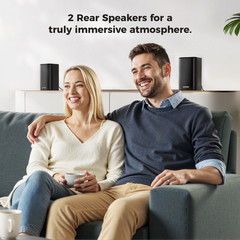 ULTIMEA 5.1.2 Soundbar w/ Dolby Atmos, Surround Sound System for TV Skywave F40