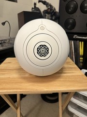 DEVIALET Phantom I 108dB Gold Wireless Active Speaker White. With Remote