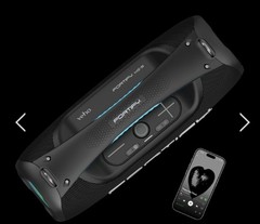 Veho Fortify MZ-9 Portable 100 W Bluetooth Speaker w/ AUX Strap Black/Blue