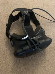 FOR PARTS/SORT OF WORKS, HTC Vive VR Headset with Link Box