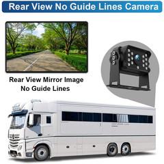 Waterproof 4Pin Rear View Backup Camera For Bus Truck Van RV CCD IR Night Vision