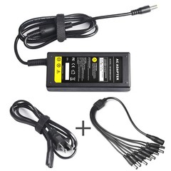 12V 5A AC Charger Adapter + 8 Splitter Power Cord for CCTV Security Camera DVR