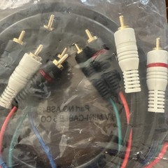 COMPONENT 6ft Cable Video AUDIO RCA 1080p HDTV Dvd VHS Tv