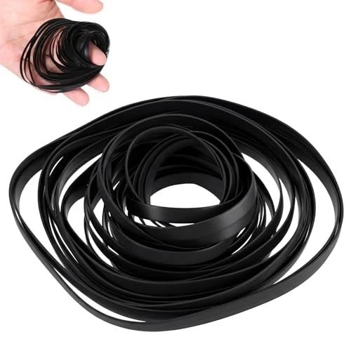 50 Pcs Rubber Tape Recorder Belt Cassette Player Drive Belts Replacement