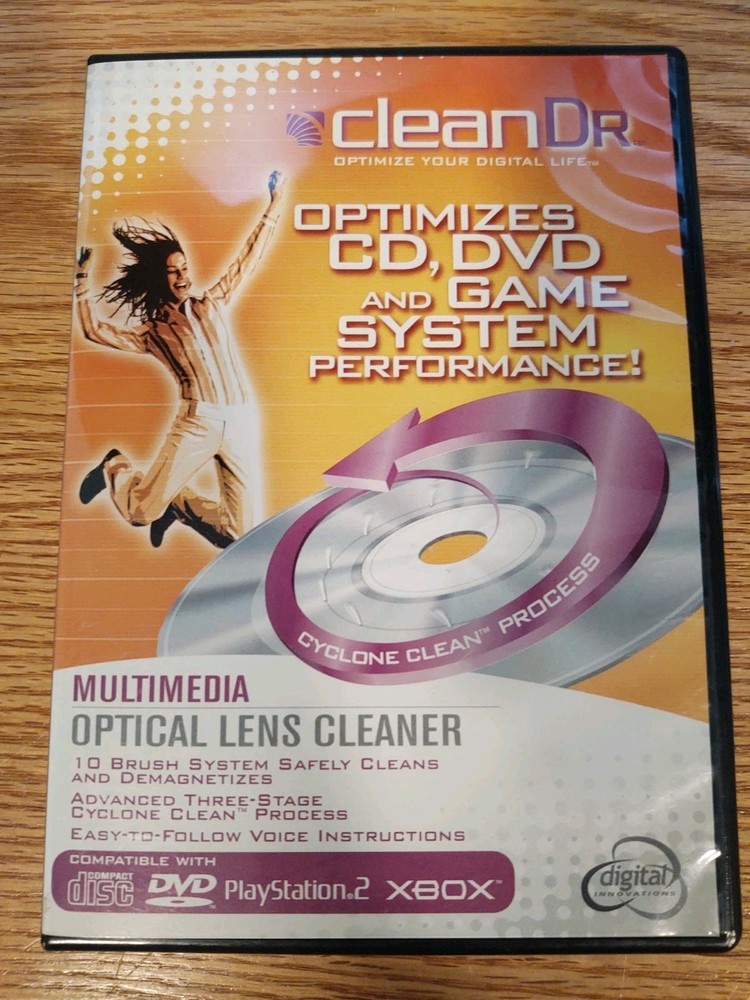 Clean DR MultiMedia Optical Lens Cleaner for CD/DVD ROM Drive Digital Innovation