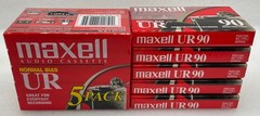 11 Maxell & 2 Fuji Blank Audio Cassette Tapes – New, Sealed (see pictures)
