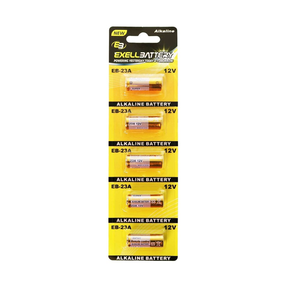 5pk 23A 12V Alkaline Battery Replaces E23A EL12 K23A L1028 8F10R V23GA USA SHIP