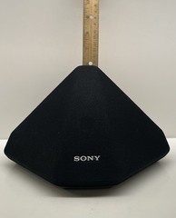TWO Sony SS-SR301, 16 ohm, 120W Black Bookshelf Triangular Speakers – NEW in Box