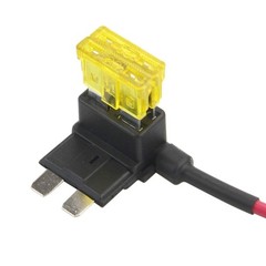 4 Sets Add-A-Circuit Fuse Holder Tap Adapter & 20A Standard ATO ATC Blade Fuses