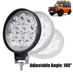 2 x 4.5” Round LED Work Light Bar Flood Spot Pods Offroad Fog Driving ATV Truck