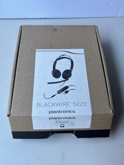 Plantronics Poly Blackwire 5220 Stereo Headset USB-A + 3.5mm Plug – NEW