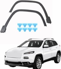 Set of 2 Plastic Front Left Right Side Fender-flares Set Replacement for