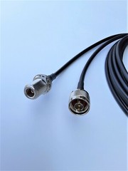 US MADE LMR-240 (LSR-240) N MALE to N FEMALE Coaxial RF Pigtail Cable 50 ohms