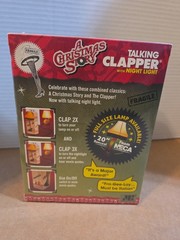 A Christmas Story Leg Lamp Talking Clapper w/Night Light NEW SEALED IN BOX
