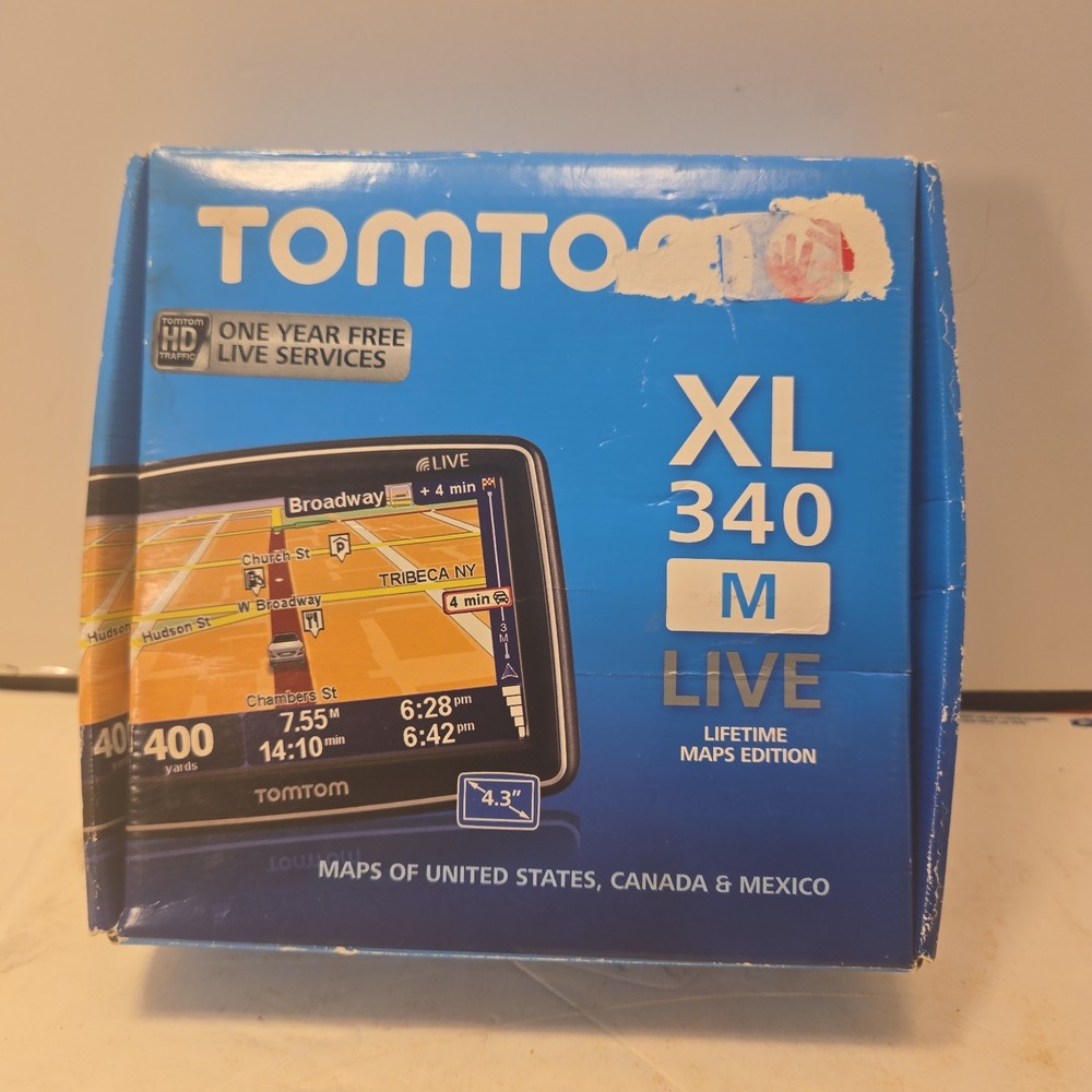 TomTom XXL 540 TM 5.0″ Portable GPS Navigator Lifetime Traffic Maps 4EP0.001.01