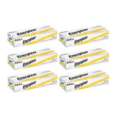 144 Energizer Industrial AAA Alkaline Batteries (EN92, LR03, Triple A)