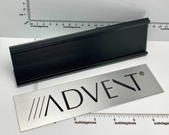 Advent Desk Sign – Custom Silver Aluminum