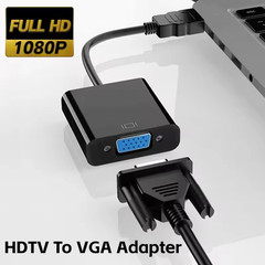1080P HDMI Male to VGA Female Video Cable Cord Converter Adapter For PC Monitor