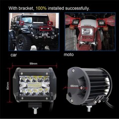 4X 4″inch LED Work Light Bar Combo Spot Offroad Truck SUV ATV Driving Fog Pods
