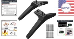 Durable ABS TV Stand Legs for LG TVs – Fits 49-55 Inch Models, Hassle-Free Setup