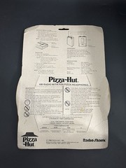 RADIO SHACK / PIZZA HUT Vintage AM Radio with Headphones 1986 – NEW SEALED RARE