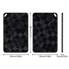 Smart Wallet Tracker Card Wireless GPS Finder for iPhone Find My App / Android