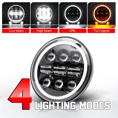 4PCS FOR GMC C15/C1500 1961-1972 Pickup C2500 5.75″ 5-3/4″ Round Headlights