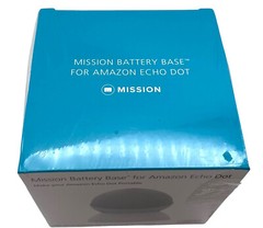 Mission Battery Base For Amazon Echo Dot 4th Generations White MC95W NEW SEALED