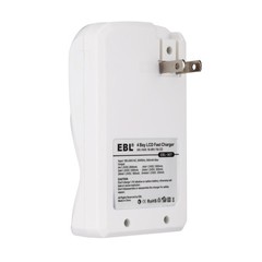 EBL LCD Charger for AA AAA Rechargeable Batteries NIMH NICD 4-Bay Smart