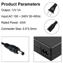 12V AC Adapter Charger for Sceptre Monitor C305W-2560UN C305W-2560UN1 C325B