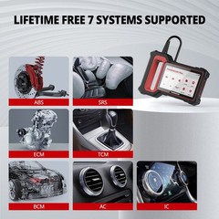 Check Engine OBD2 Scanner ABS SRS Transmission Diagnostic Scan Tool Code Reader