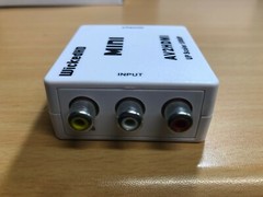1080P Mini HD Converter Box HDMI to AV RCA CVBS Audio Adapter AC