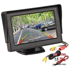 HD Mini 4.3 inch Monitor Digital TFT LCD 800 * 480 in-Dash Parking Video