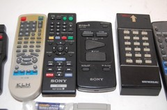 Lot of Various Sony Samsung RCA KLH Cablevision & More Remote Controls
