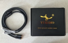 YYTCG Audiophile HiFi 1 m Audio RCA Cables – 2RCA Male to Male,15 AWG,4N * OFC