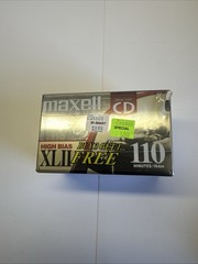 Maxell XLII 110-Min High Bias Type II Blank Cassette Tapes Sealed 4-Pack