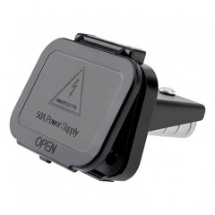 2Pcs 50Amp 12-24V DC Battery Quick Disconnect Connector with Plug Mounting Panel