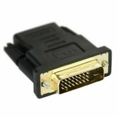 DVI-D Male (24+1 pin) to HDMI Female (19-pin) HD HDTV Monitor Display Adapter