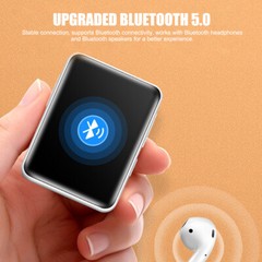 Support 128G MP3 Player Bluetooth HiFi Lossless Sound Music Recorder FM Radio US